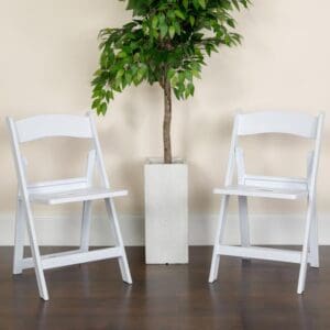 White Event Folding Chair